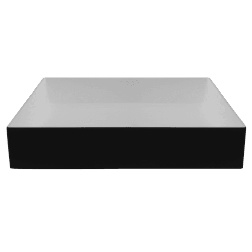 iStone Rectangle Basin 580 x 380 x 110mm Matte Black