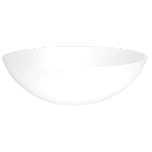iStone Round Basin 400 x 130mm Matte White