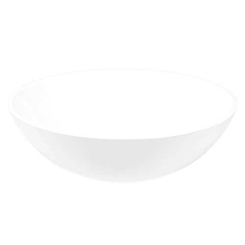 iStone Round Basin 400 x 130mm Gloss White