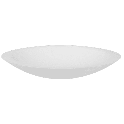 iStone Oval Basin 600 x 105 x 350mm Matte White