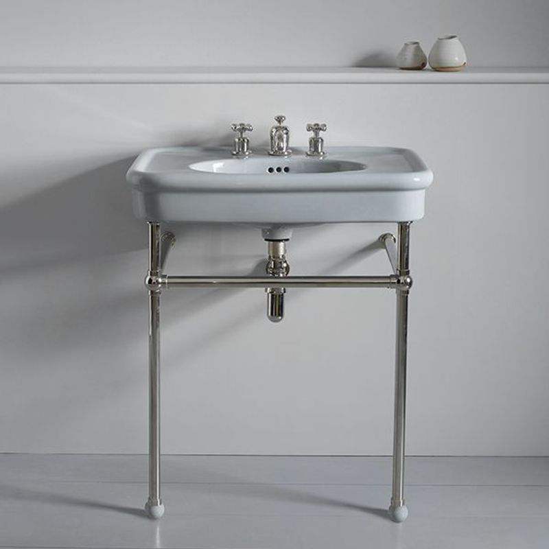 Rockwell Basin on Stand | Seattle Grey