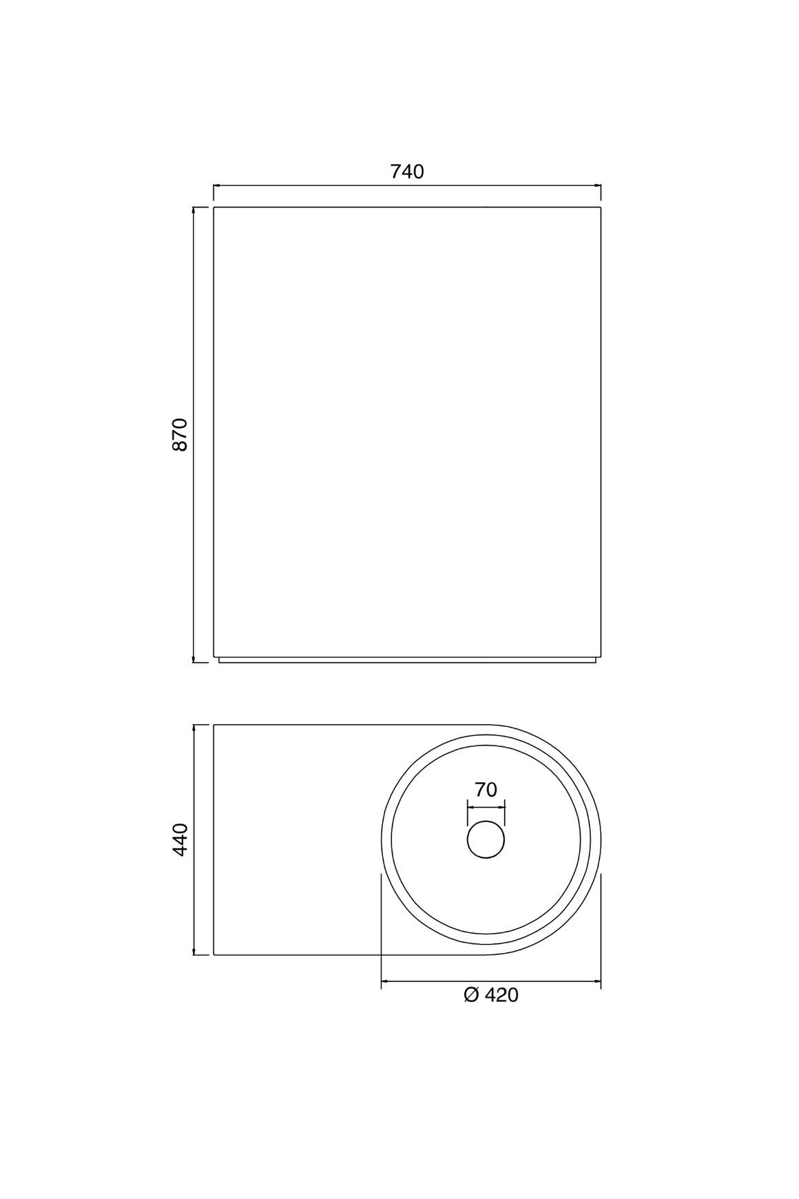 SIXTY - Free Standing Washbasin by CEA