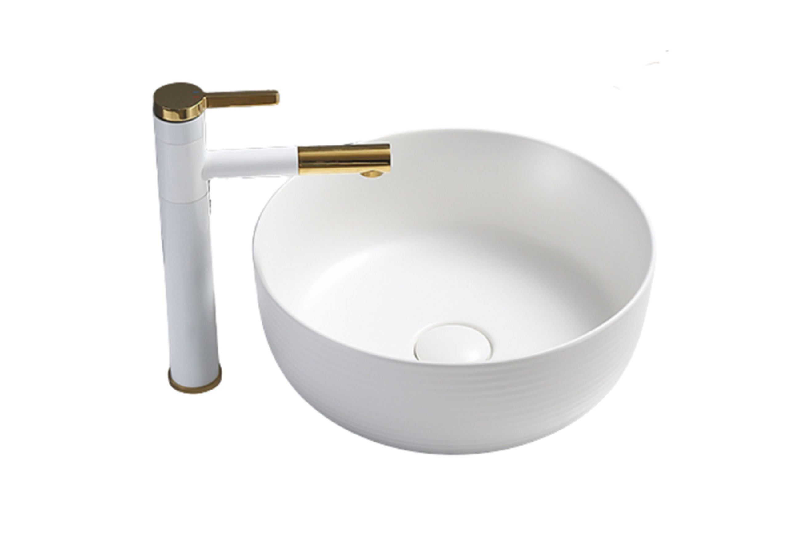 Unika Capri White Matt Basin