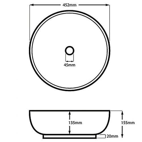 Silvia STB13 Round Basin