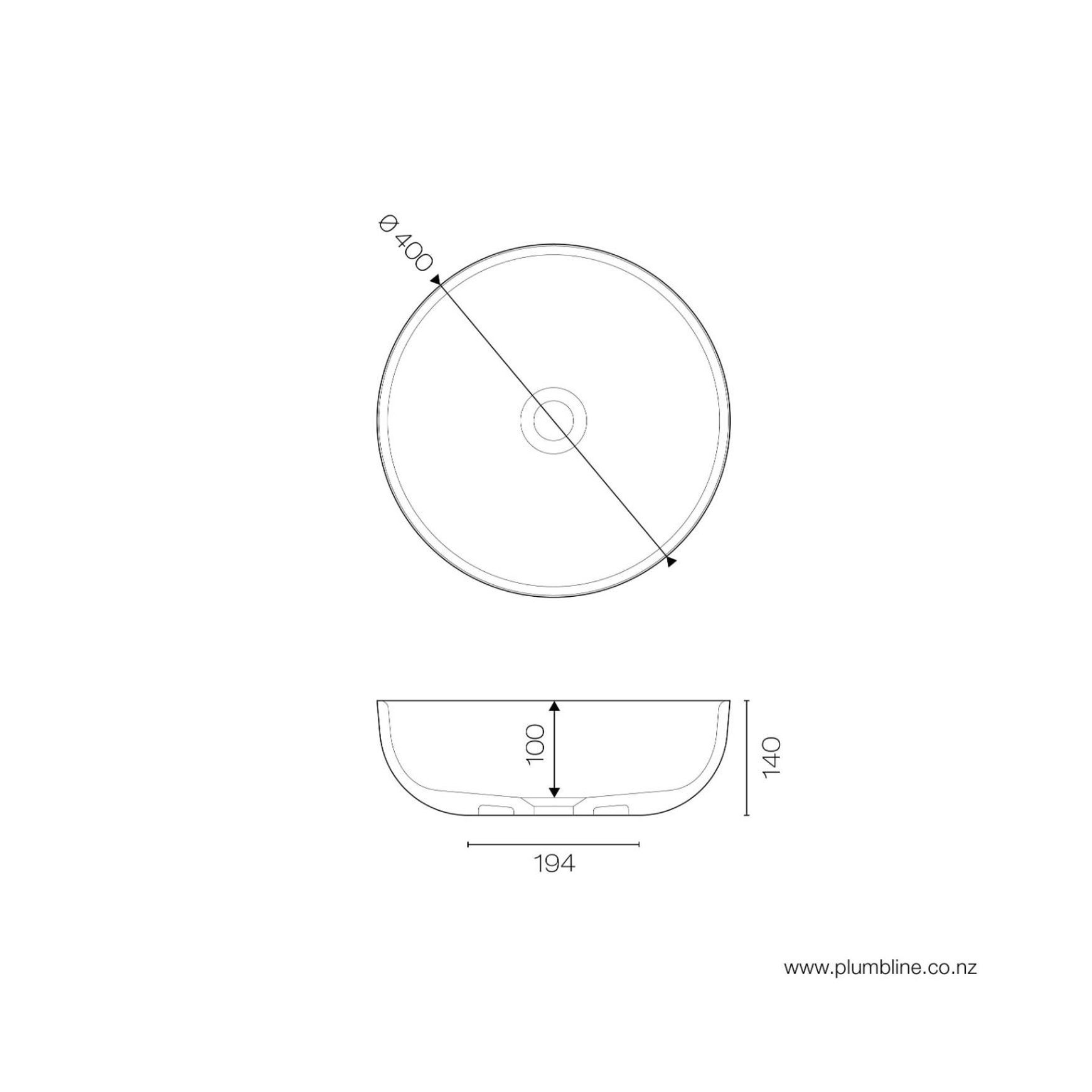 Marmo Round Vessel Basin
