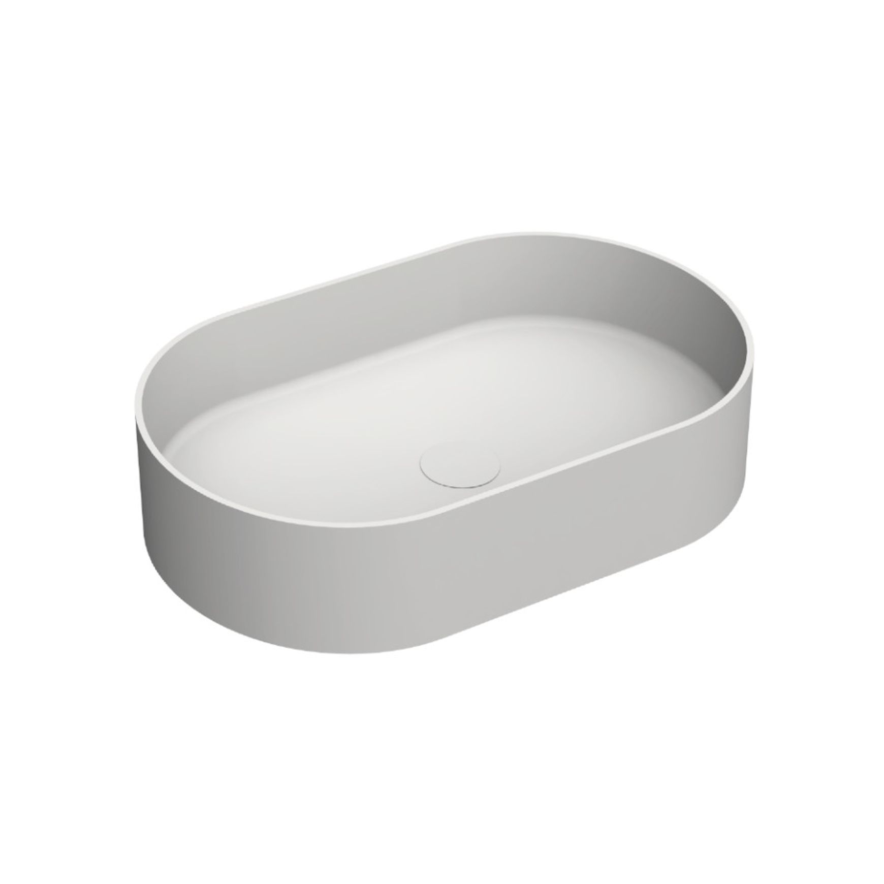 Super-Thin 550 Pill Oval Vessel Basin