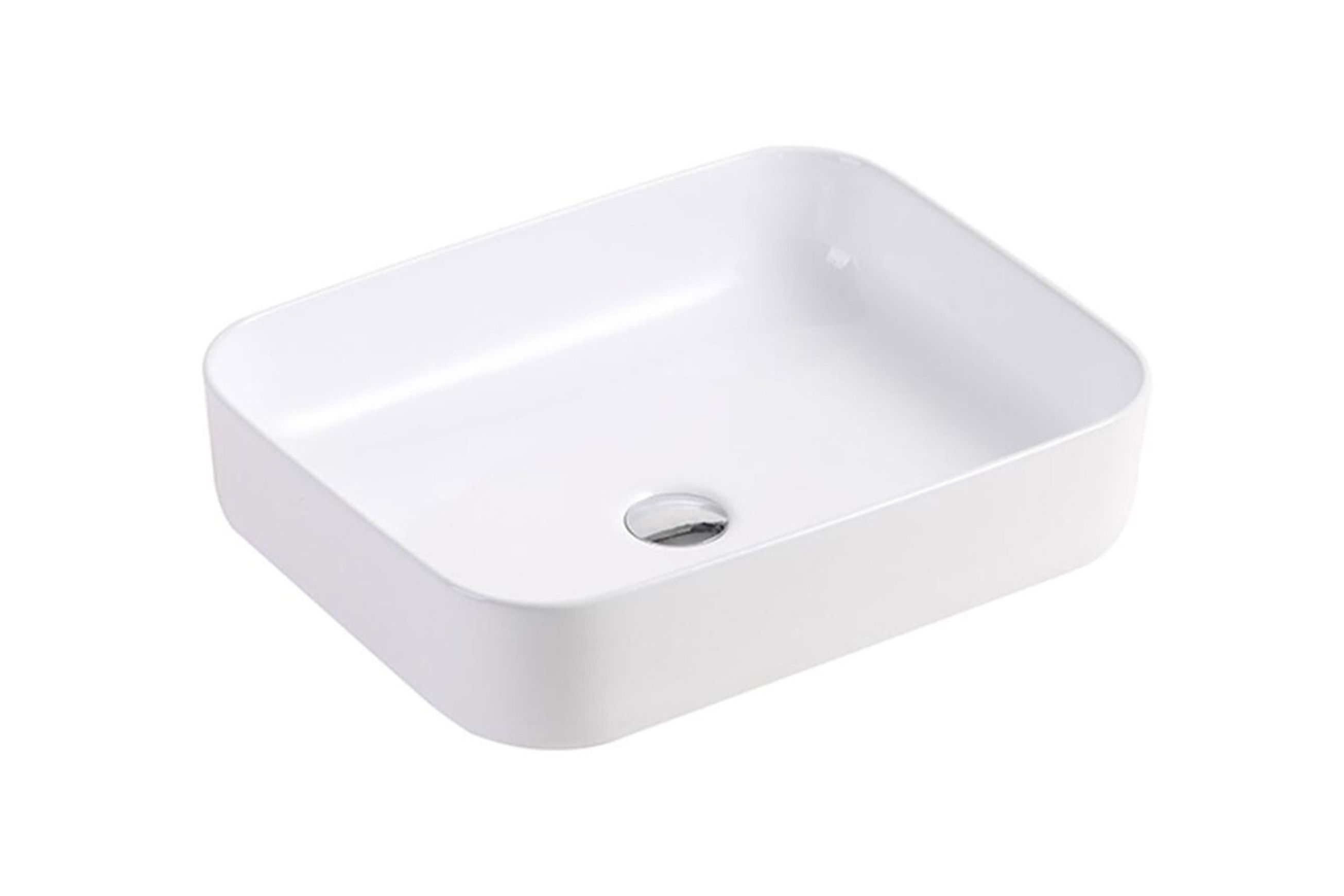 Unika Milan White Counter Top Gloss Basin