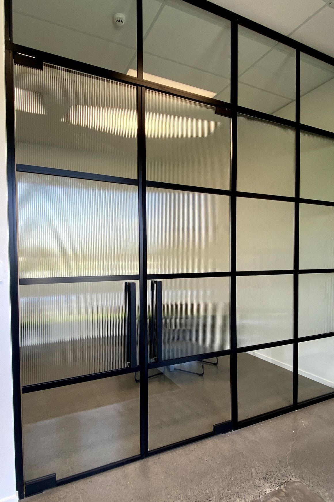 Reeded Glass