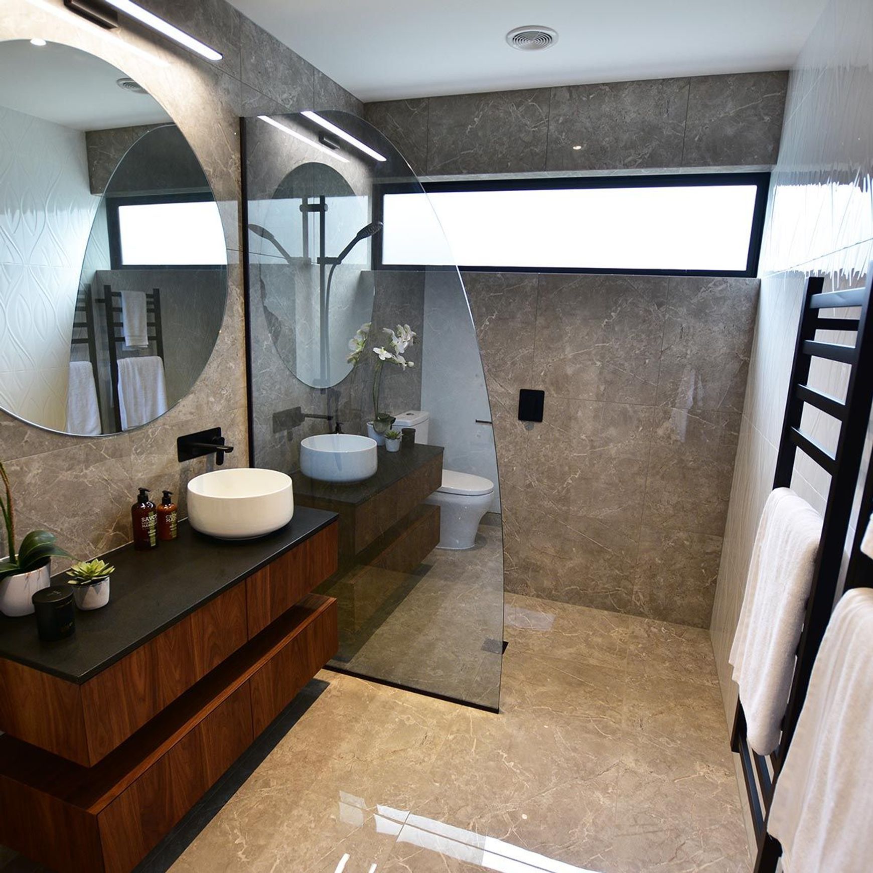 Tinted Shower Glass