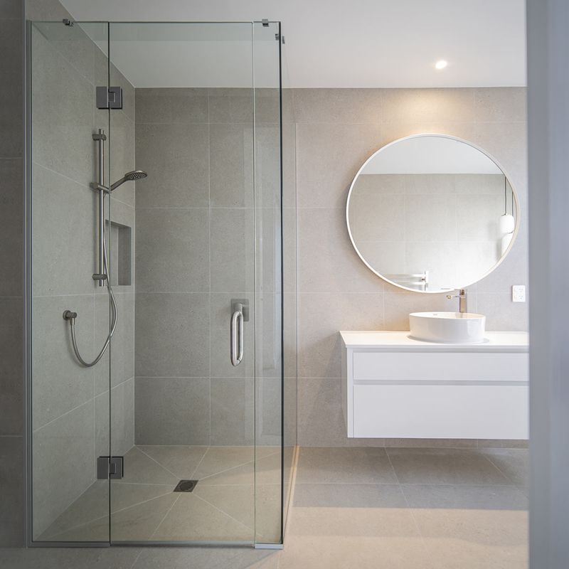 Frameless Glass Box Showers