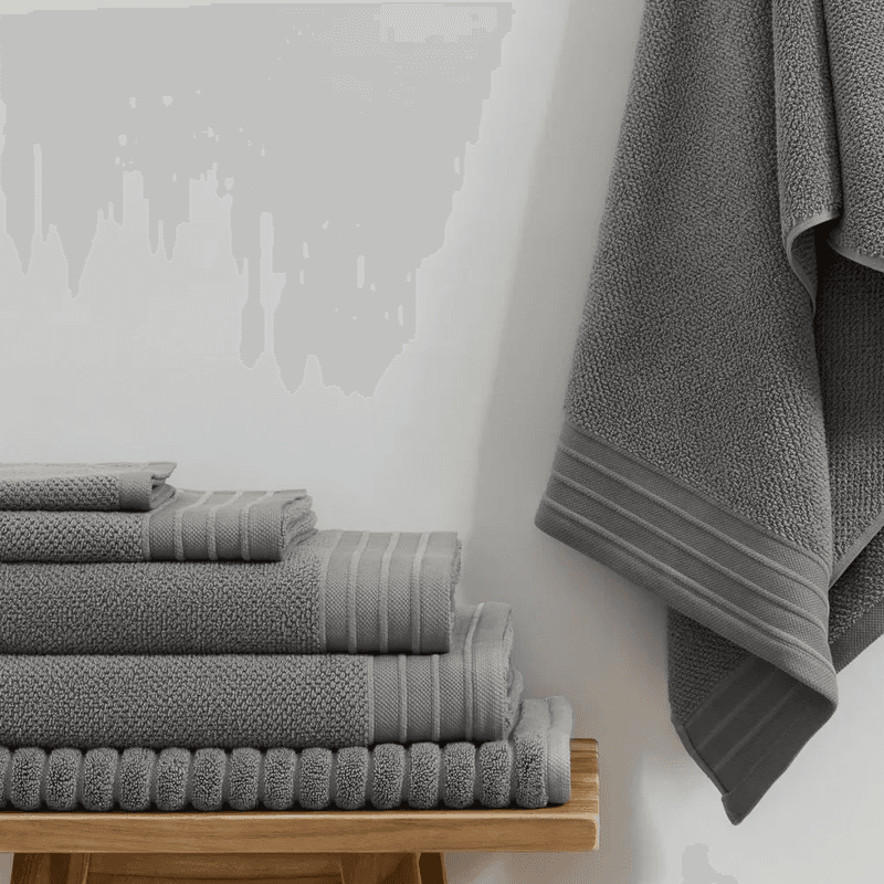 Family Bath Towel Bundle - Grey