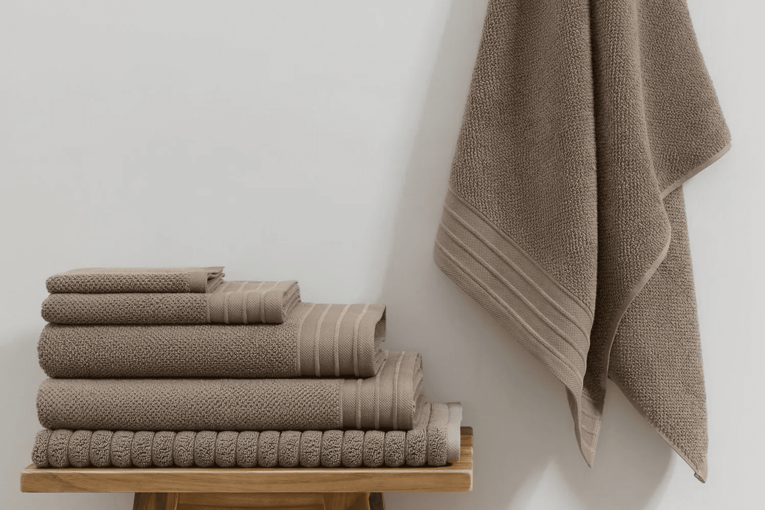 Family Bath Towel Bundle - Mocha