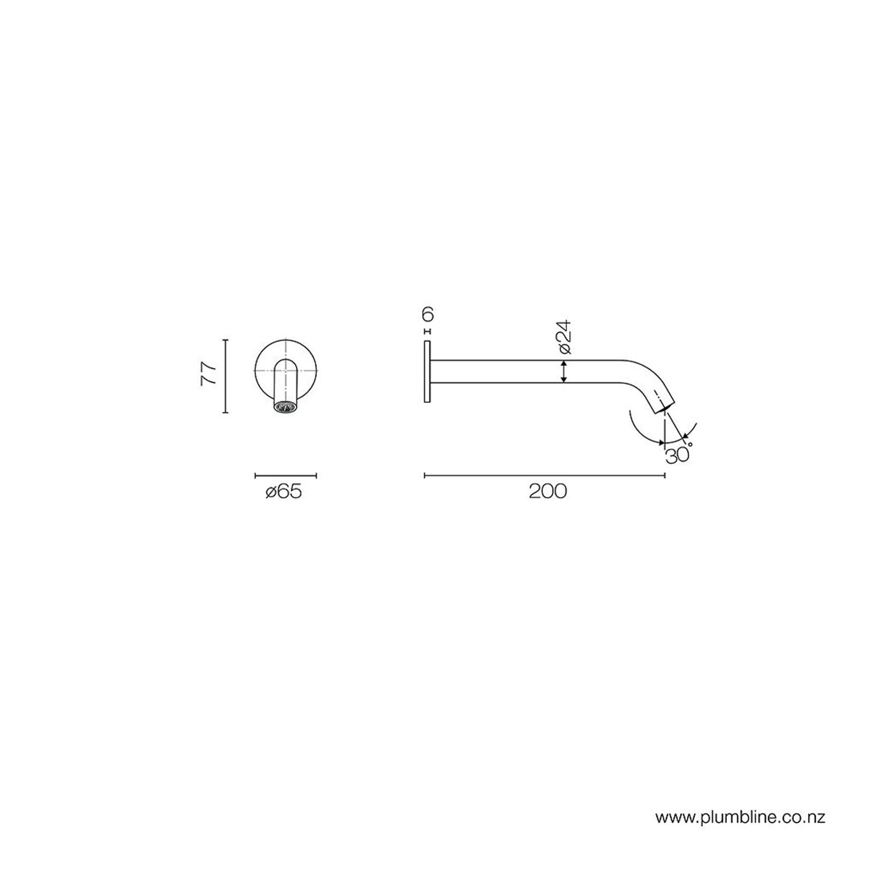 Nostromo Wall Mount Bath Spout