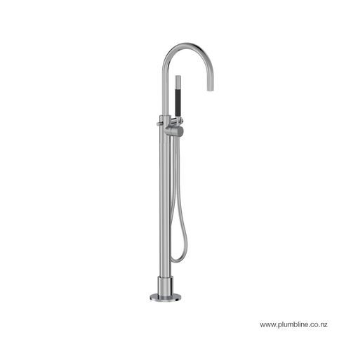 Buddy Floor Mount Bath Filler With Handshower