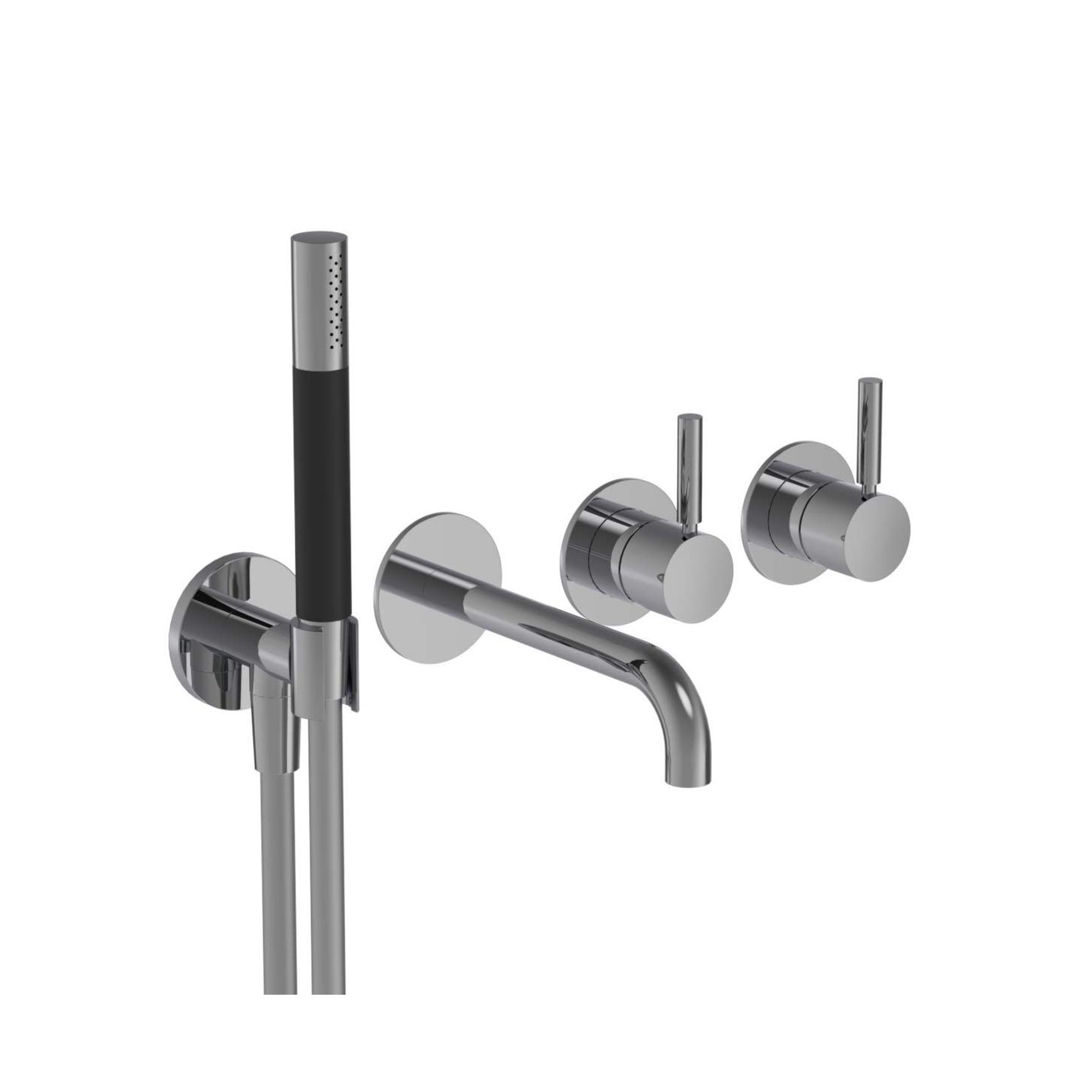 Buddy Pro Wall Mount Bath/Shower Set