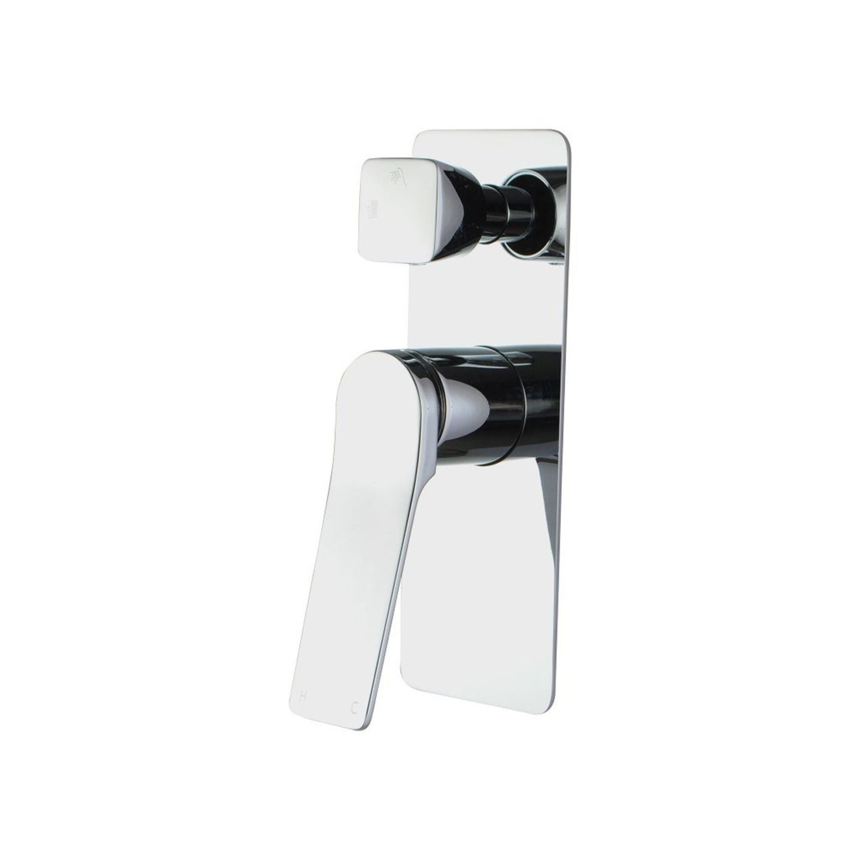 Rushy Wall Mixer With Diverter Chrome