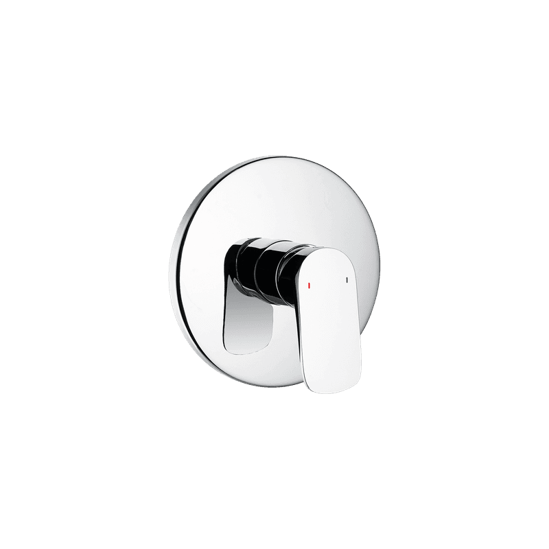Modern Linea Shower/Bath Mixer Chrome (Round Faceplate)