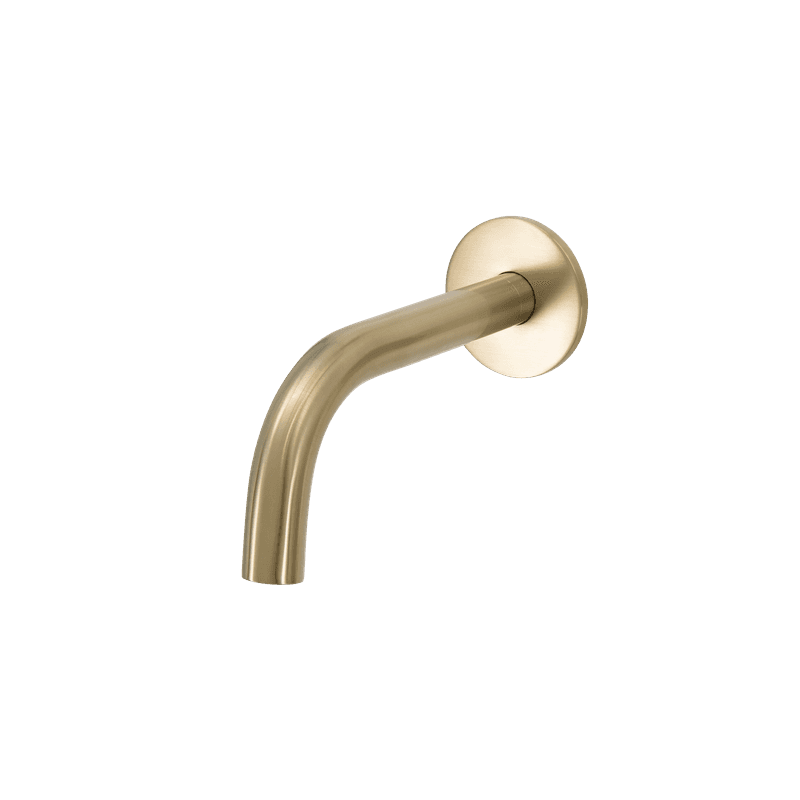 Scarab Wall Mounted Bath Spout Brushed Gold