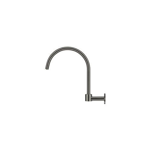 Round High-Rise Swivel Wall Spout - Shadow
