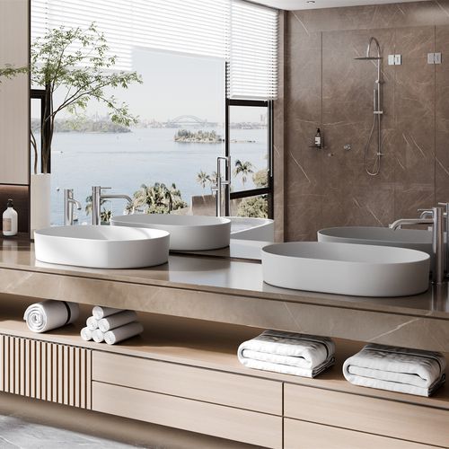 Zen SS316L Tall Basin Mixer | Brushed Nickel