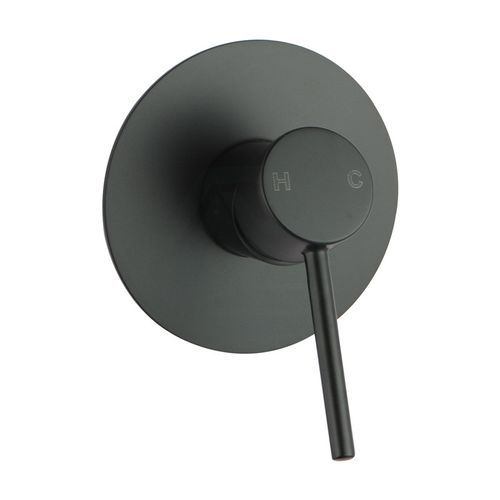 Lucid Pin Wall Mixer Matte Black