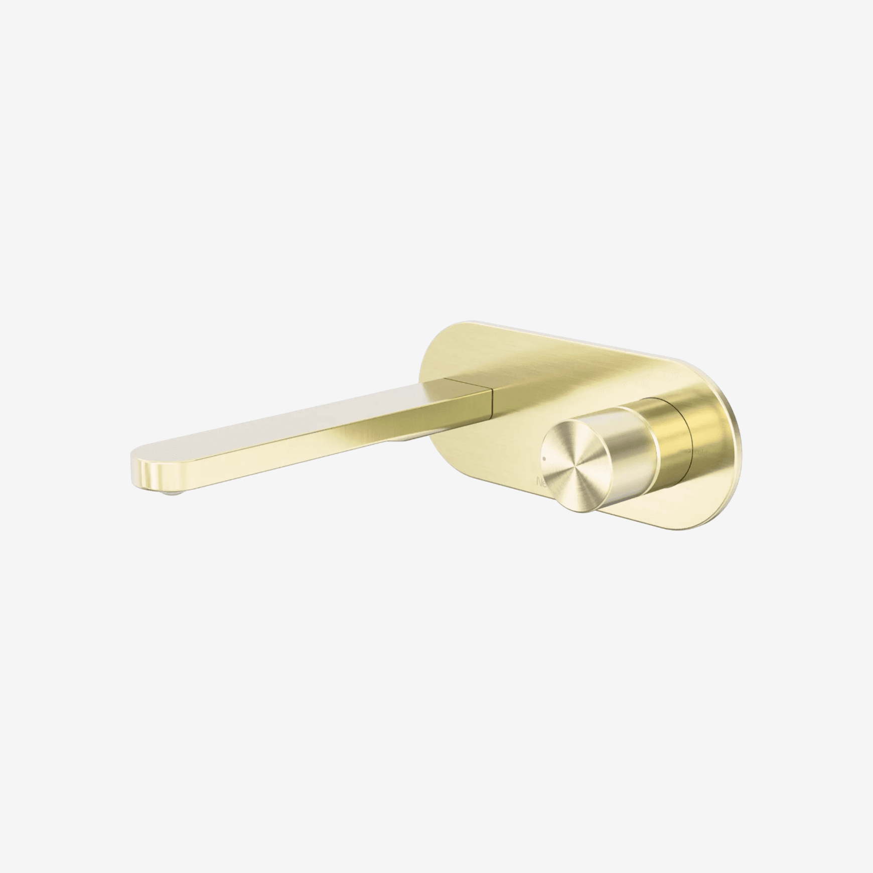 Pure SS316L Progressive Wall Basin/Bath Mixer Brushed Gold