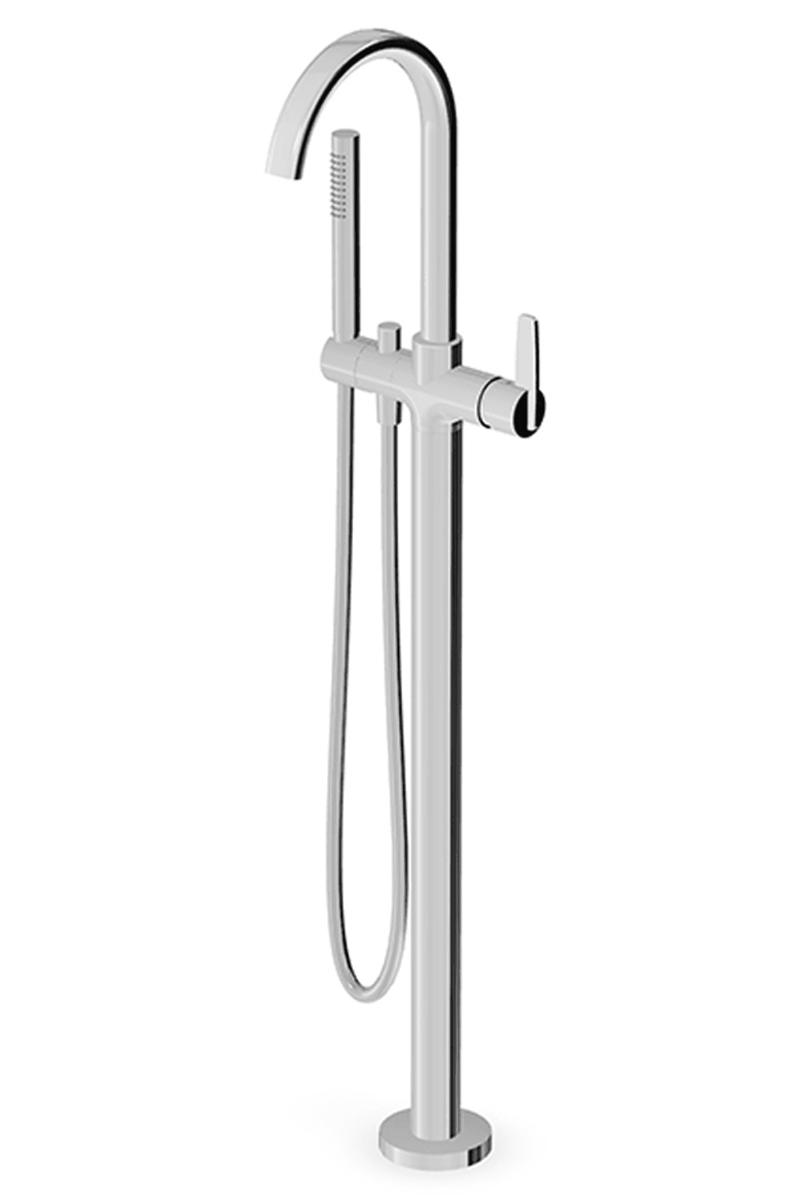 Veloce Free Standing Single Lever Bath Column