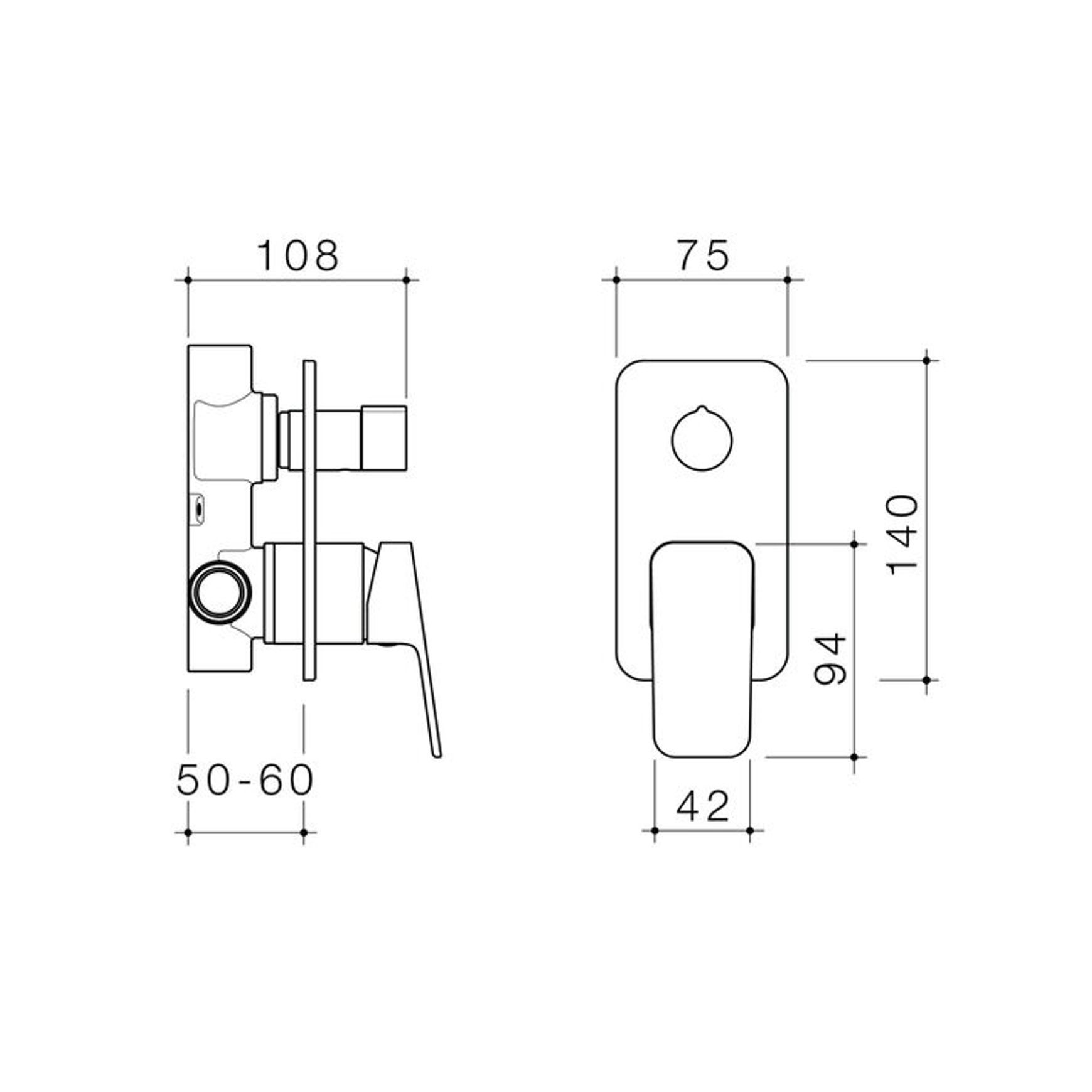 Waipori MK2 Shower Mixer With Diverter