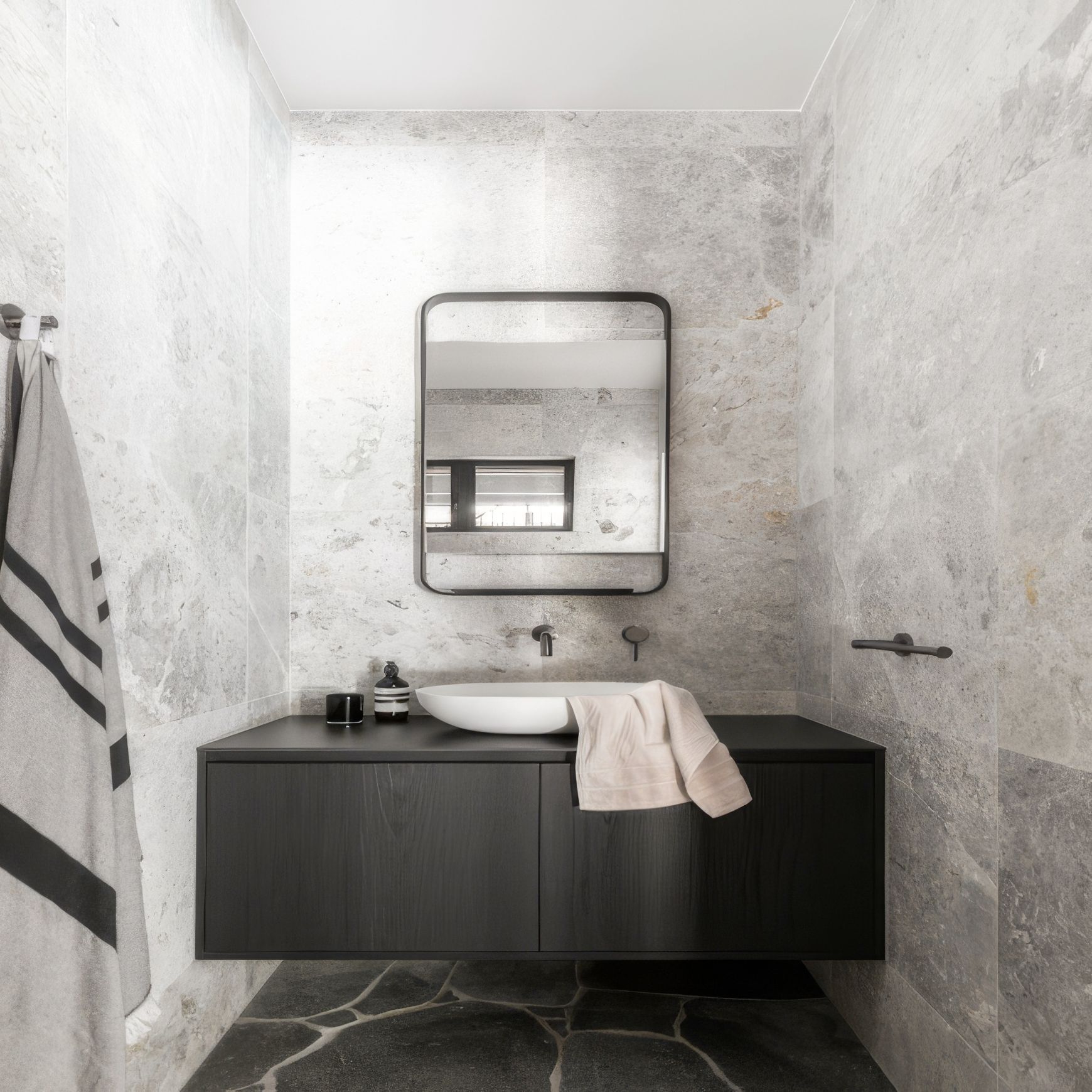 Elysian Robe Hook - Brushed Gunmetal