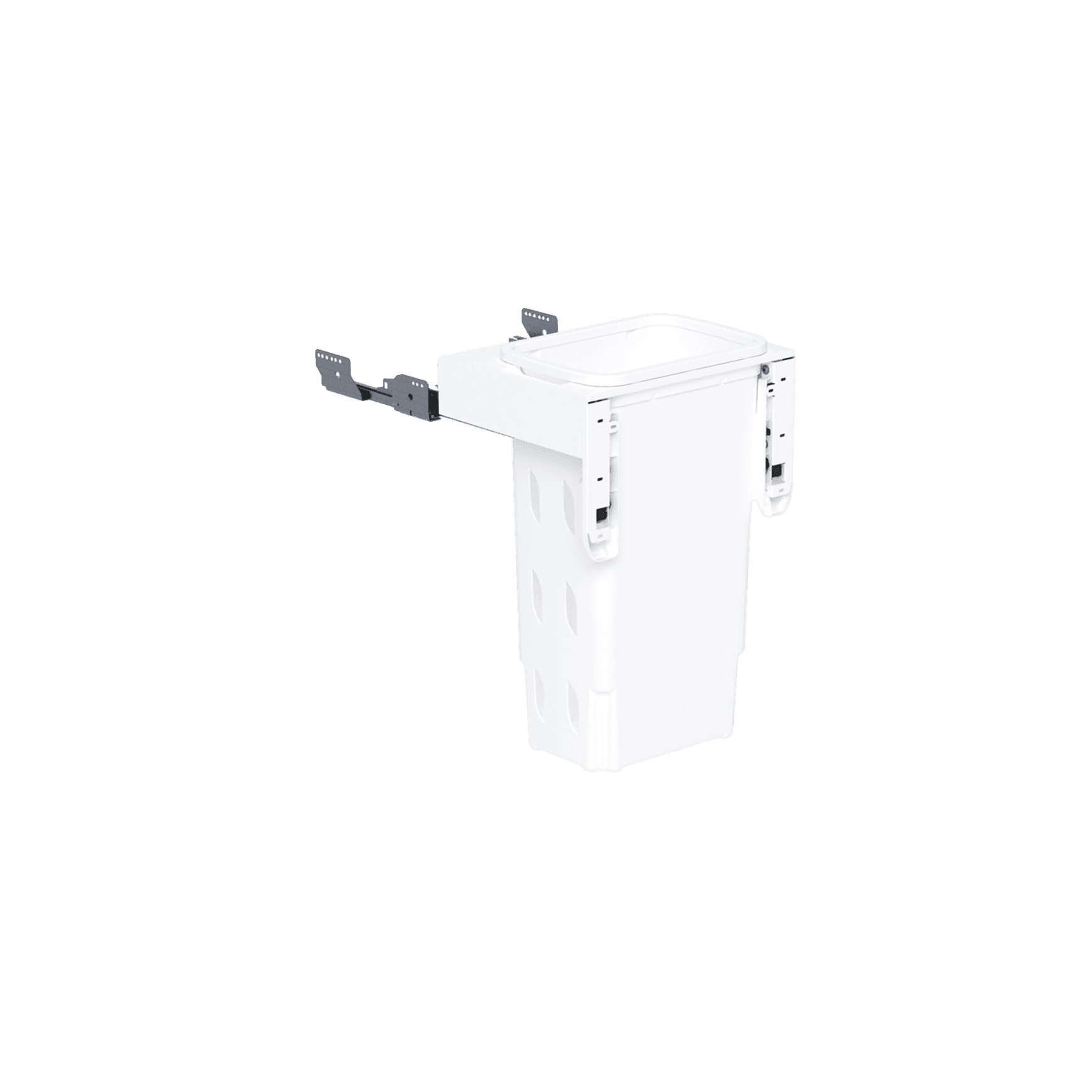 Concelo 1 x 35L Shallow Laundry Hamper White