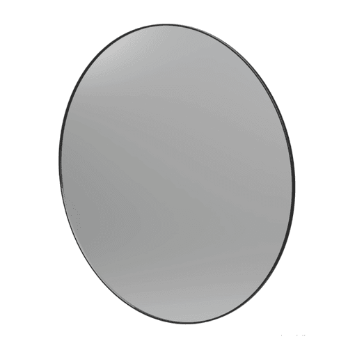 Frame 1200 Round Mirror Black
