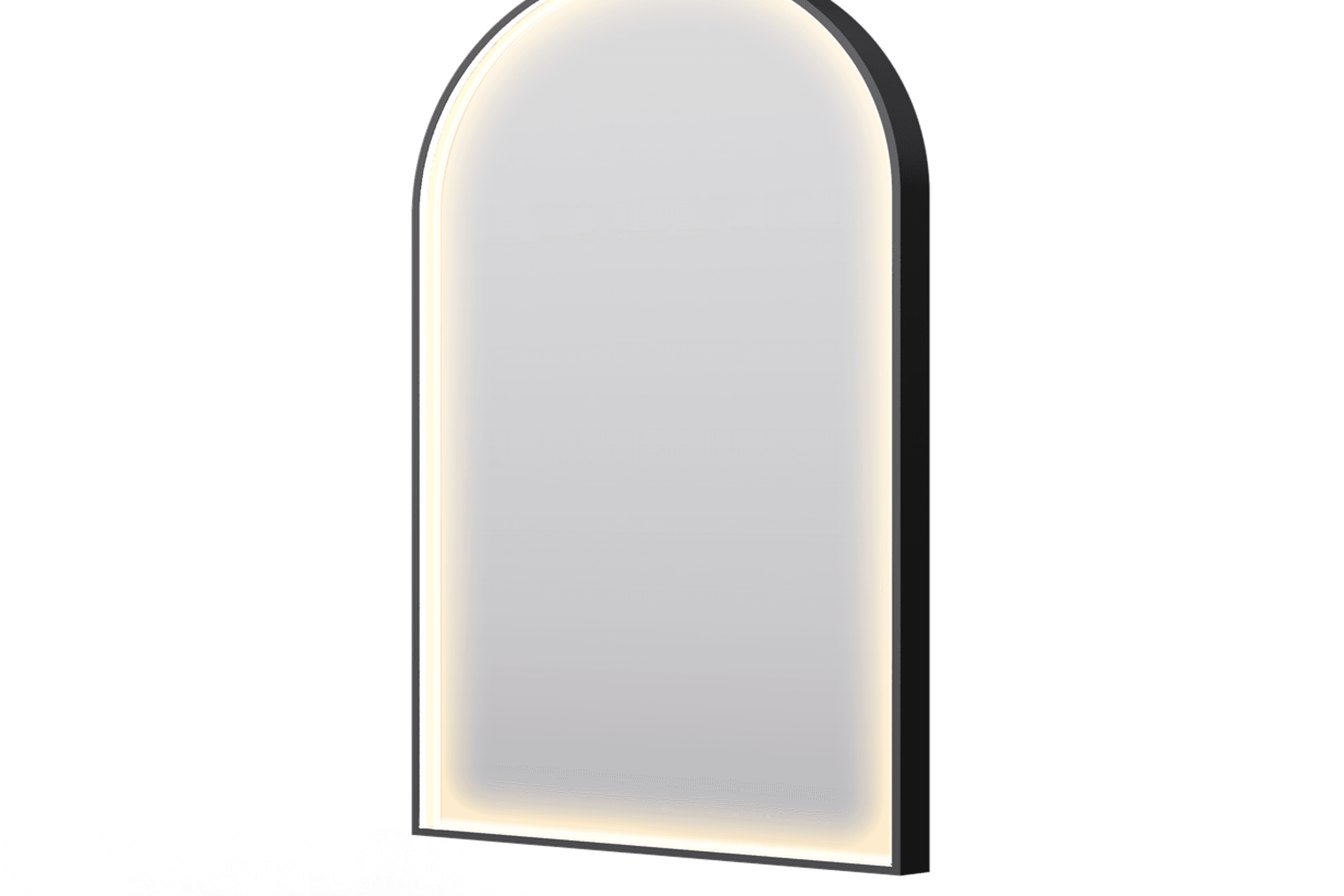 Eclipse Arch LED Aluminium Framed Mirror with Demister