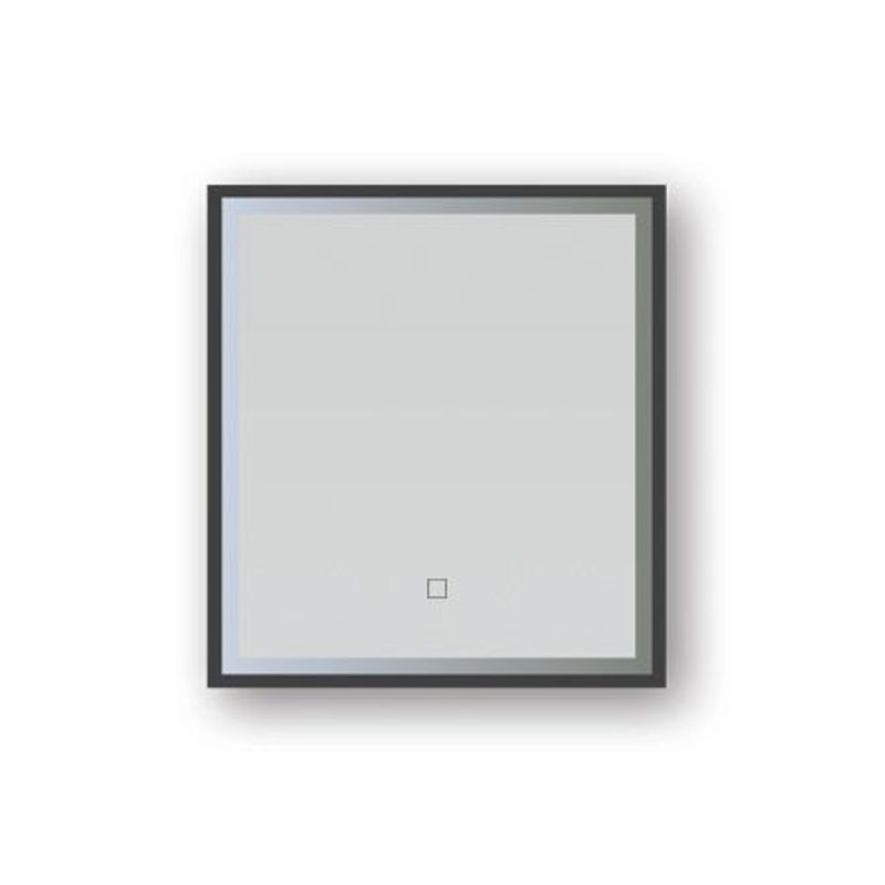 Broadway Rectangular Black Frame LED Mirror