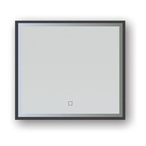Broadway Rectangular Black Frame LED Mirror