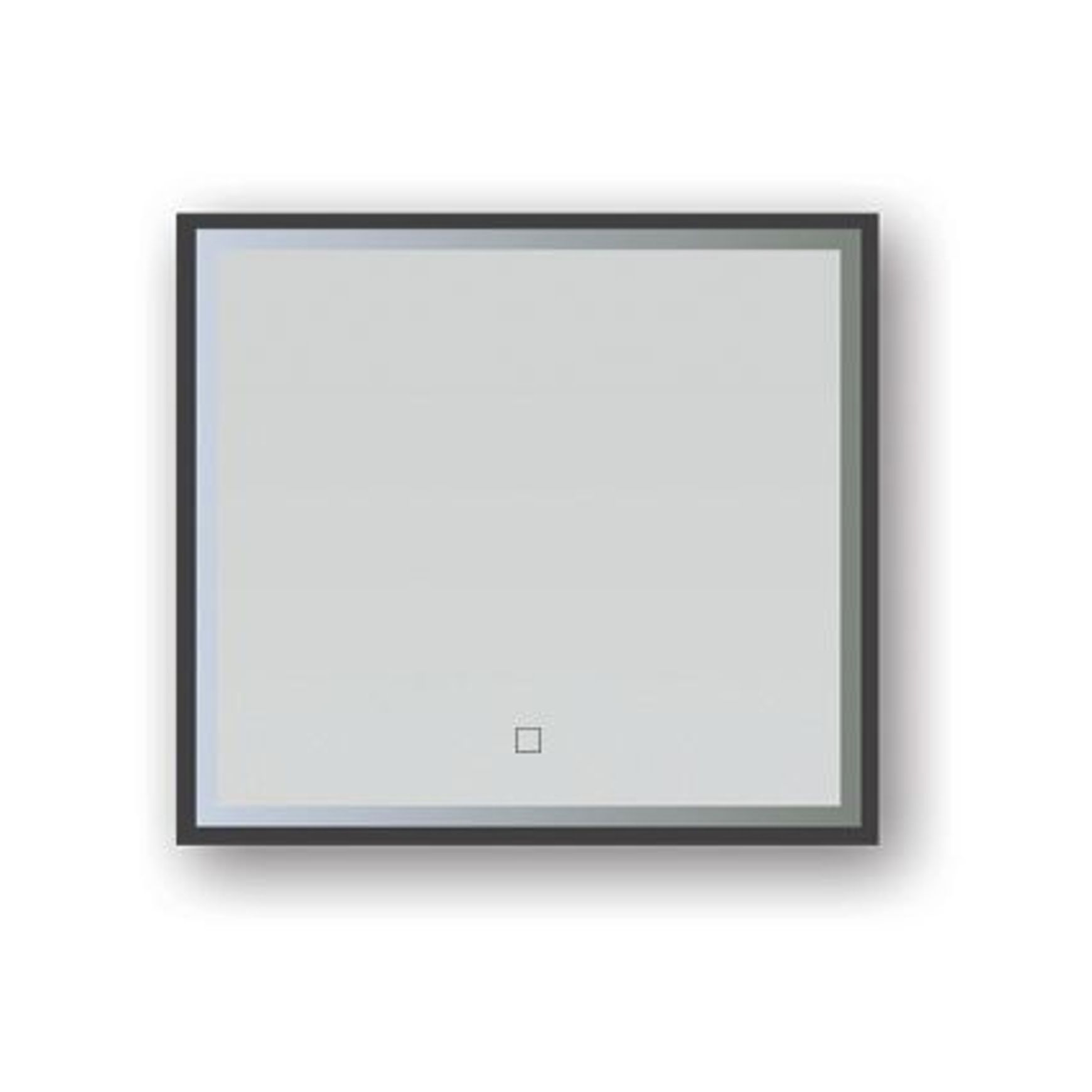 Broadway Rectangular Black Frame LED Mirror