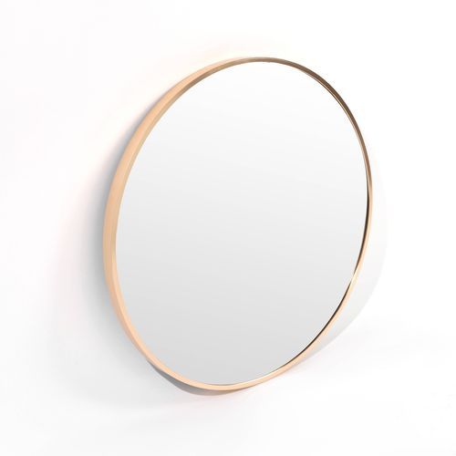 Bella Round Wall Mirror 80 cm | Brass