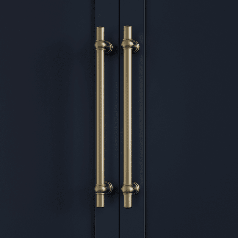 Kingsley Adjustable Cabinetry Pull | Brushed Brass
