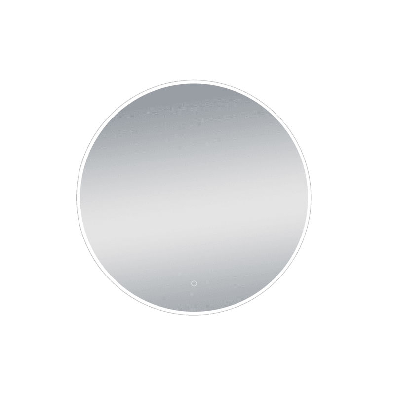 Verre 600mm Round Mirror