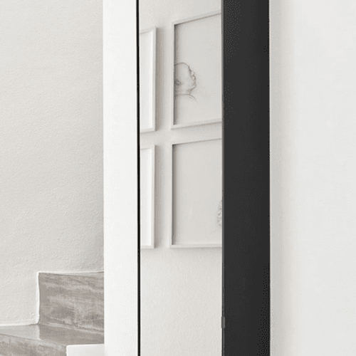Simple Tall Box Mirror Cabinet by Cielo