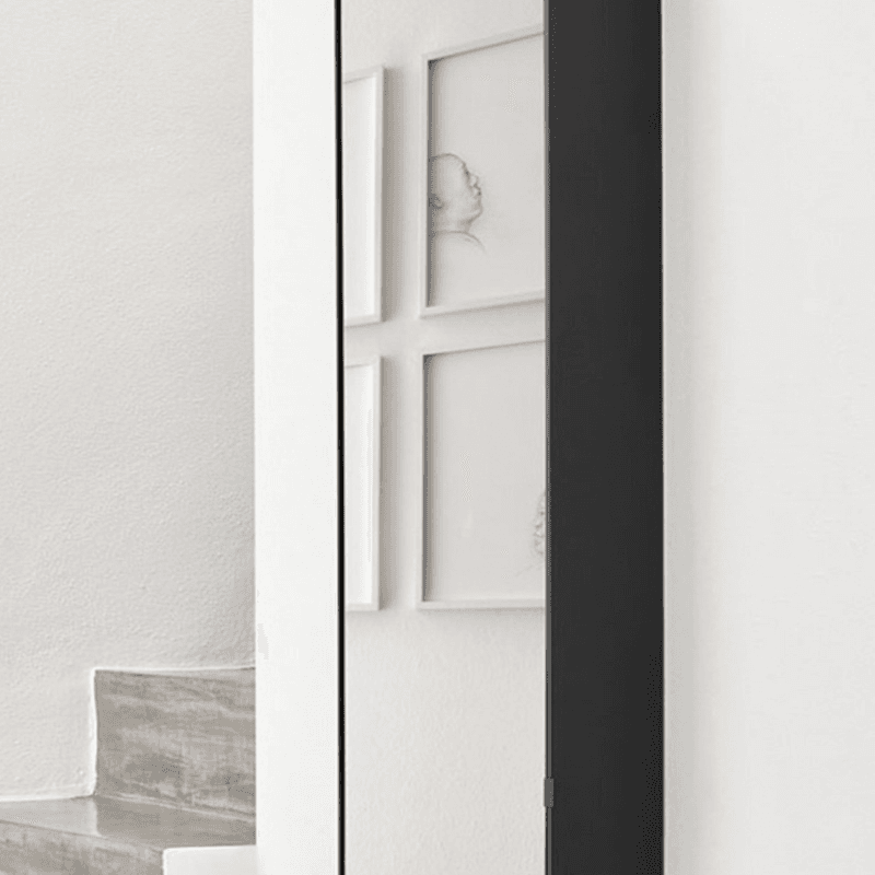 Simple Tall Box Mirror Cabinet by Cielo