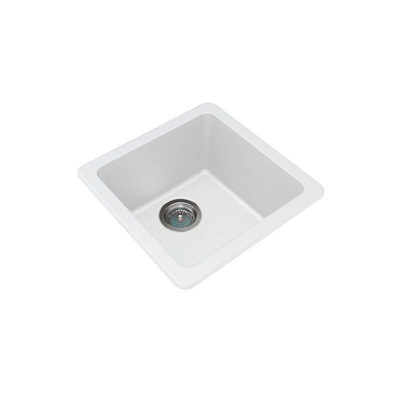 White Granite Stone Sink WH4242.KS