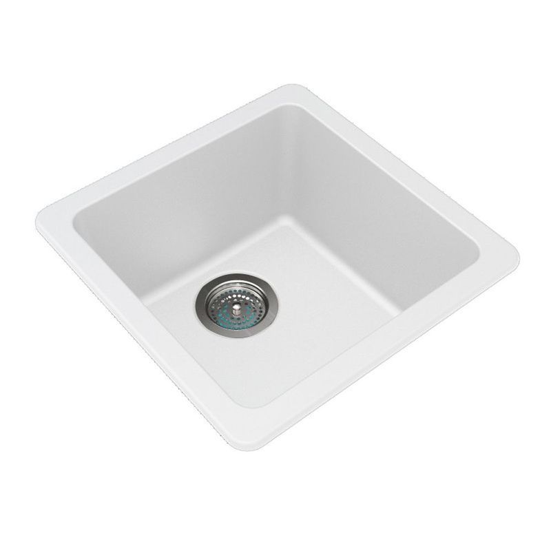 White Granite Stone Sink WH4242.KS