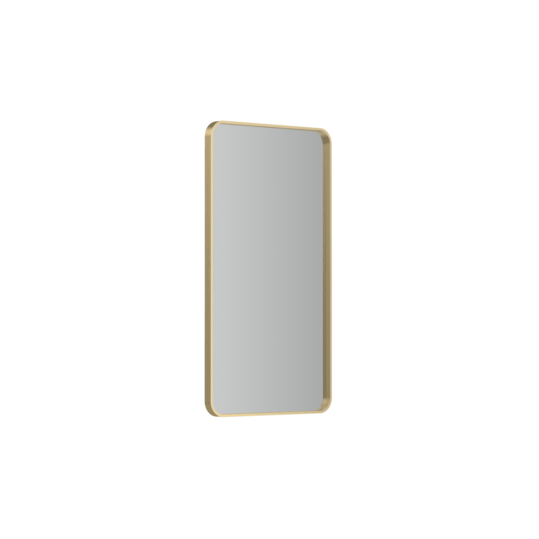 Frame XL 1200 Rectangle Mirror Brushed Brass