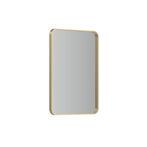 Frame XL 900 Rectangle Mirror Brushed Brass