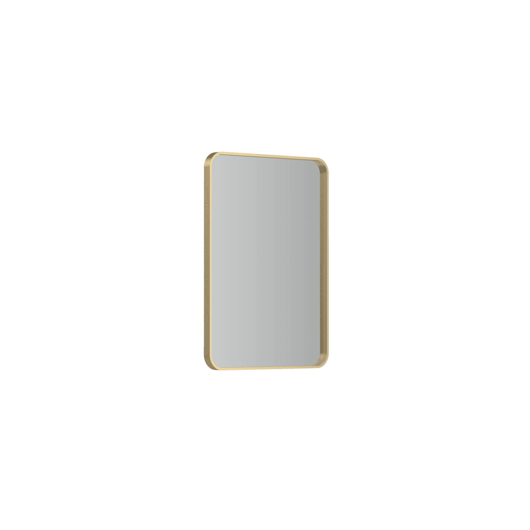 Frame XL 900 Rectangle Mirror Brushed Brass