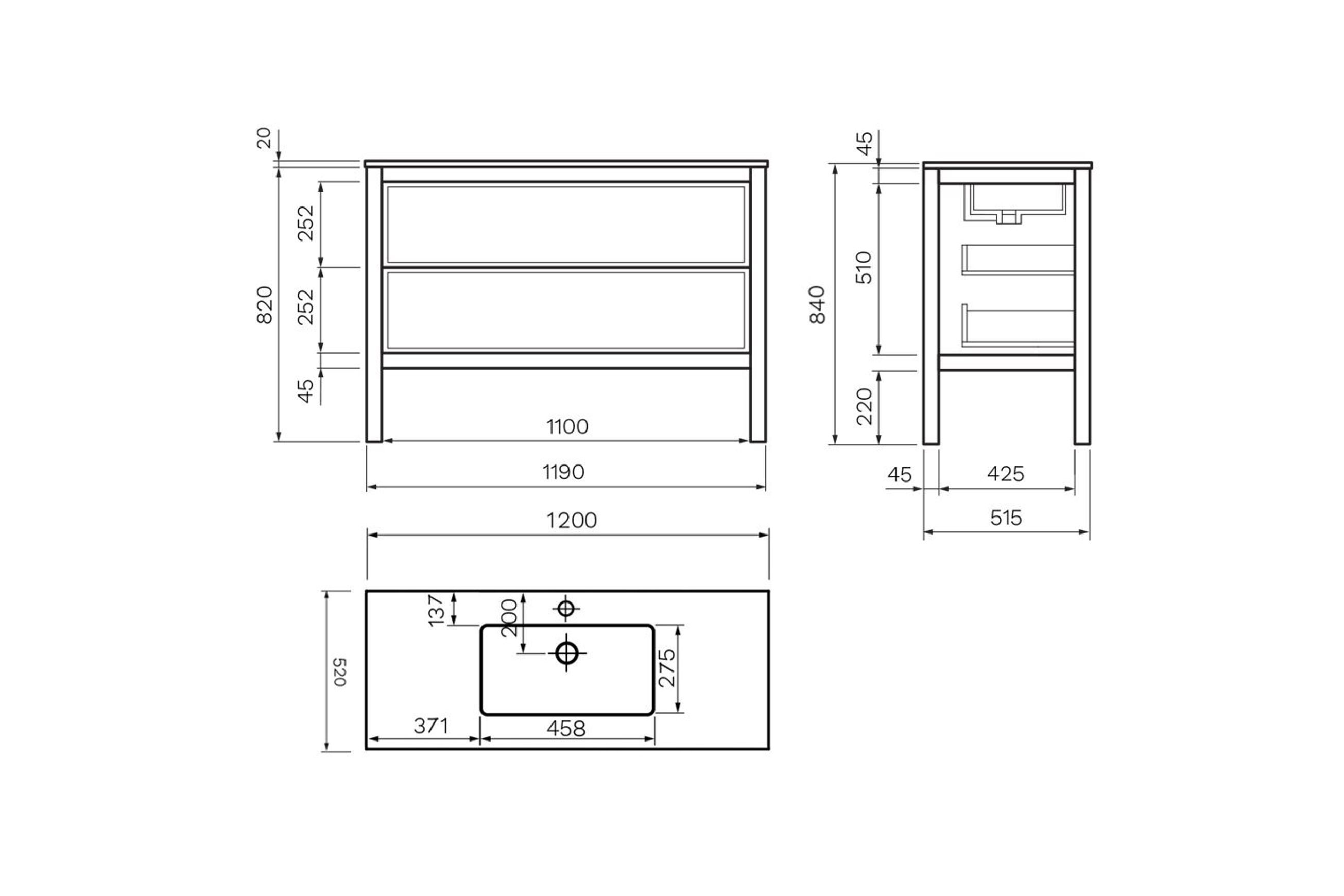 Parisi Vanities with Evostone Tops