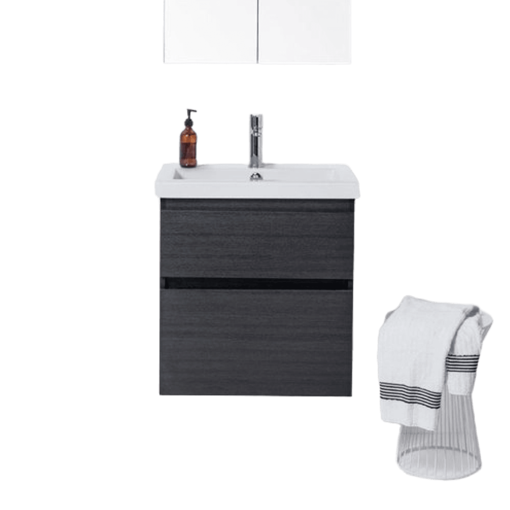 Cangas Wall-Hung Vanity, 2 Drawers