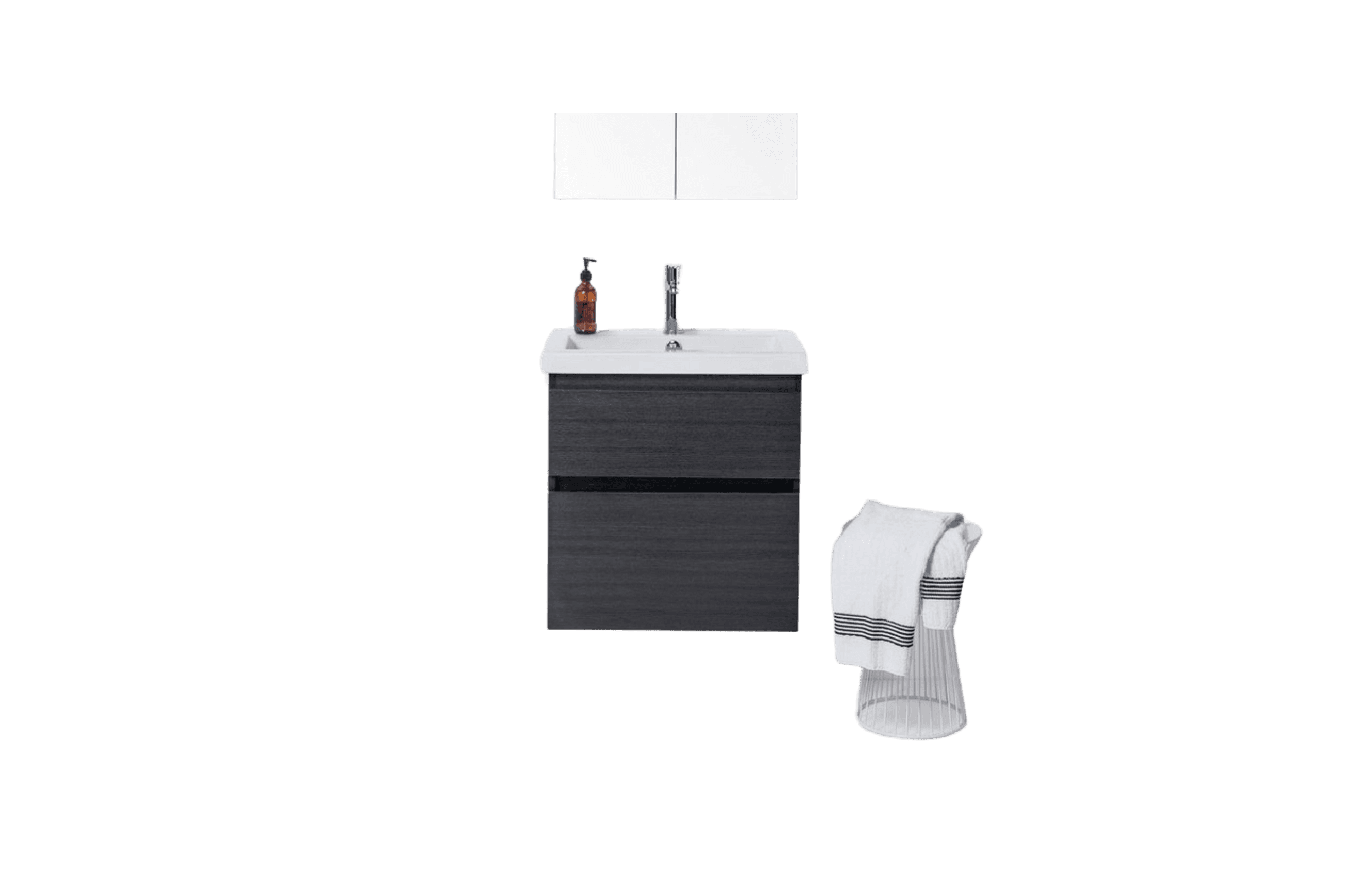 Cangas Wall-Hung Vanity, 2 Drawers