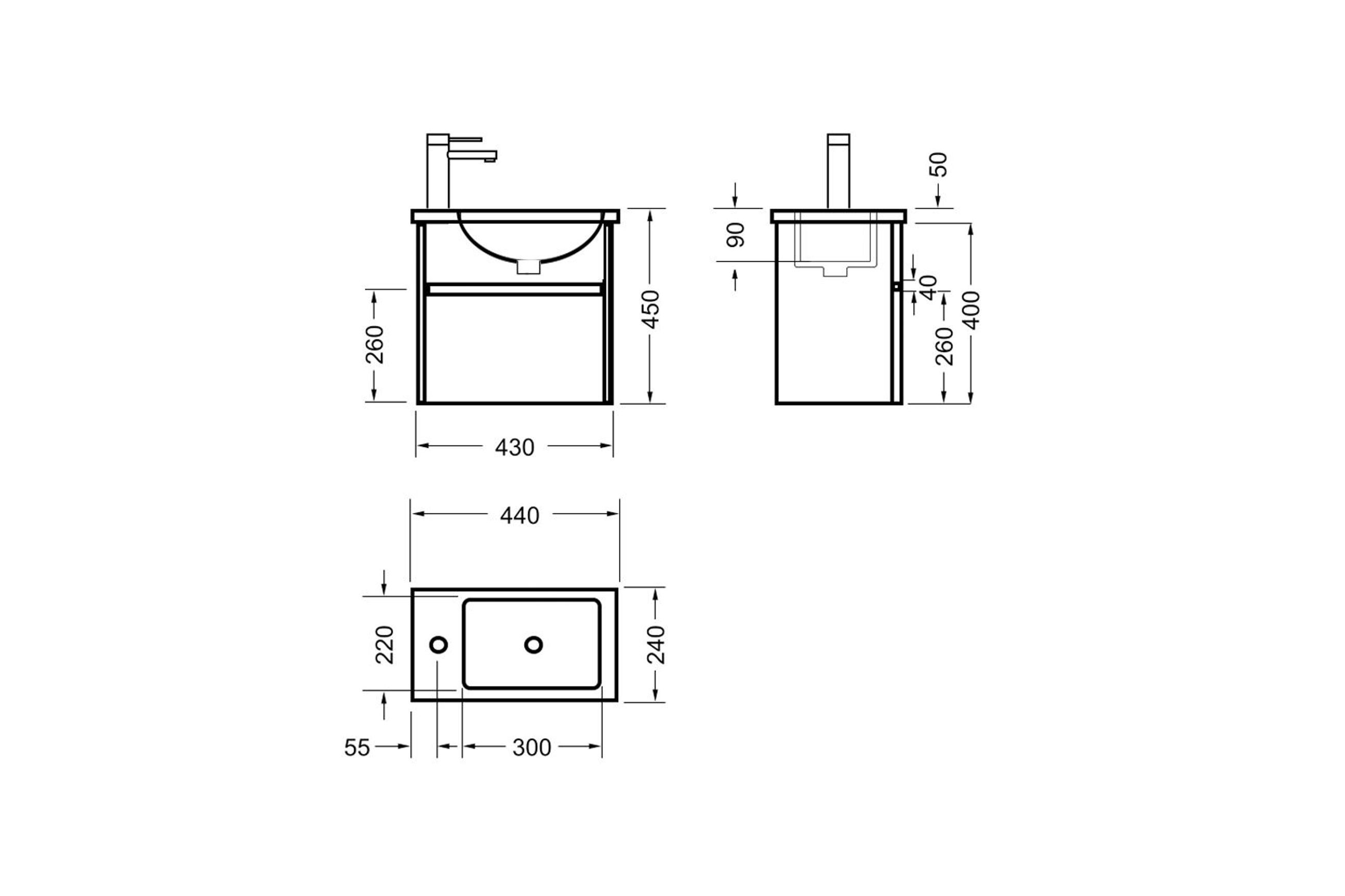 Elementi | Novara Furniture dimensions