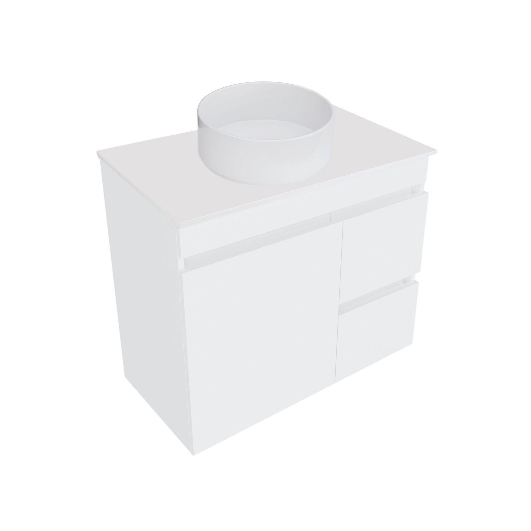 Arc Double Tier Wall Hung Vanity